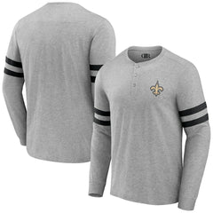 NFL New Orleans Saints NFL x Darius Rucker Collection Henley Long Sleeve T-Shirt