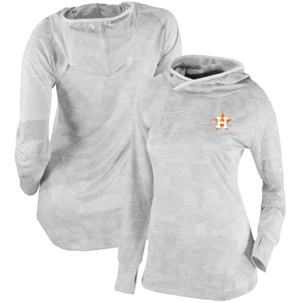 Houston Astros Women's Omni-Wick Sunday Ball Pullover Hoodie - White | Columbia