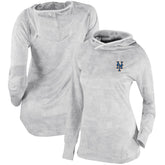 New York Mets Women's Omni-Wick Sunday Ball Pullover Hoodie - White | Columbia