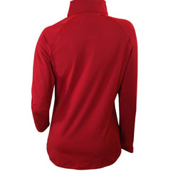 Chicago Cubs Women's Omni-Wick Outward Nine Quarter-Zip Pullover Top - Red | Columbia