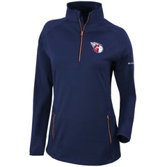Cleveland Guardians Women's Omni-Wick Outward Nine Quarter-Zip Pullover Top - Navy | Columbia