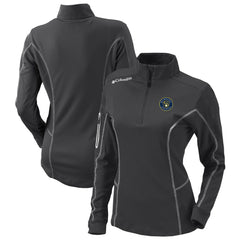 Milwaukee Brewers Women's Omni-Wick Shotgun Quarter-Zip Pullover Top - Charcoal | Columbia