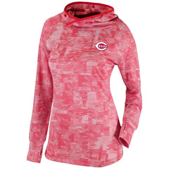 Cincinnati Reds Women's Omni-Wick Sunday Ball Pullover Hoodie - Red | Columbia