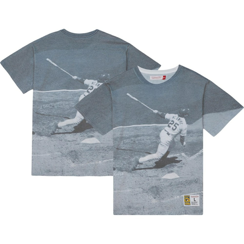 Mark McGwire St. Louis Cardinals Cooperstown Collection Highlight Sublimated Player Graphic T-Shirt | Mitchell & Ness