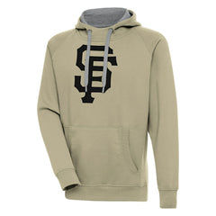 San Francisco Giants Antigua Victory Pullover Hoodie - Khaki