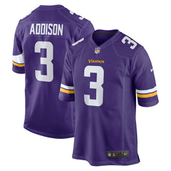 NFL Minnesota Vikings Jordan Addison Game Jersey