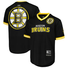 Boston Bruins Pro Standard Classic Mesh V-Neck T-Shirt