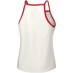 St. Louis Cardinals Lusso Women's Nadine Halter Tank Top - White