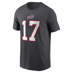 NFL Buffalo Bills Josh Allen Player Name & Number T-Shirt