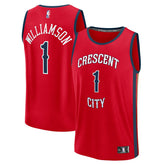 Zion Williamson New Orleans Pelicans Fast Break Replica Jersey - Statement Edition - Red | Fanatics outlet