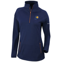 Indiana Pacers Women's Omni-Wick Outward Nine Quarter-Zip Pullover Top - Navy | Columbia outlet