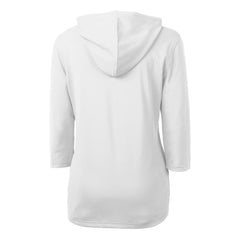 NFL Washington Commanders Cutter & Buck Women's Helmet Logo DryTec Virtue Eco Pique Recycled Half-Zip Pullover Hoodie