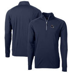 NFL Chicago Bears Cutter & Buck Helmet Adapt Eco Knit Stretch Recycled Quarter-Zip Pullover Top