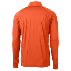NFL Cincinnati Bengals Cutter & Buck Helmet Adapt Eco Knit Stretch Recycled Quarter-Zip Pullover Top