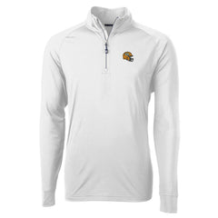 NFL Green Bay Packers Cutter & Buck Helmet Adapt Eco Knit Stretch Recycled Quarter-Zip Pullover Top