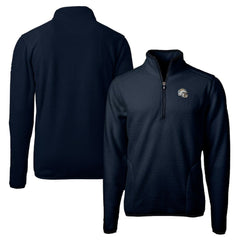 NFL Los Angeles Chargers Cutter & Buck Helmet Cascade Eco Sherpa Fleece Quarter-Zip Pullover Jacket