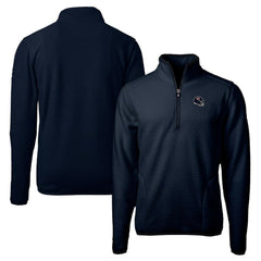 NFL Chicago Bears Cutter & Buck Helmet Cascade Eco Sherpa Fleece Quarter-Zip Pullover Jacket