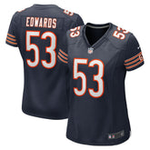 NFL Chicago Bears TJ Edwards Women's Game Player Jersey