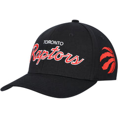 Toronto Raptors MVP Team Script 2.0 Stretch Snapback Hat - Black | Mitchell & Ness cheap