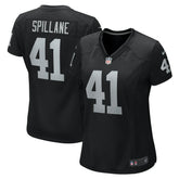 NFL Las Vegas Raiders Robert Spillane Women's Game Player Jersey