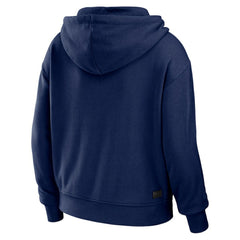 Boston Red Sox WEAR by Erin Andrews Women's Color Block Full-Zip Hoodie - Navy/White