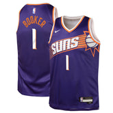 Devin Booker Phoenix Suns Youth Swingman Jersey - Icon Edition - Purple | Nike outlet