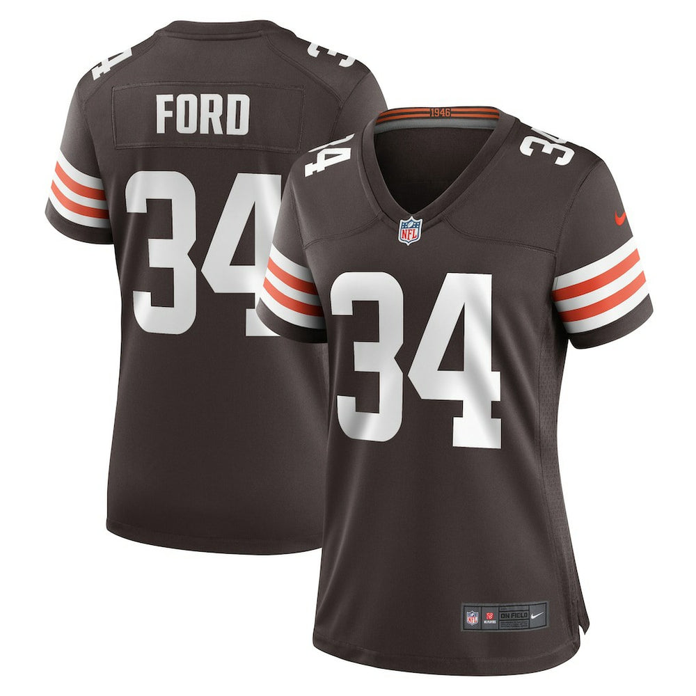NFL Cleveland Browns Jerome Ford Women's Game Player Jersey