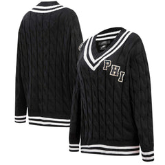 NFL Philadelphia Eagles Pro Standard Women's Prep V-Neck Pullover Sweater