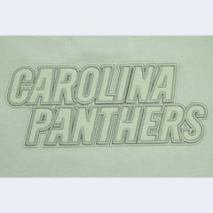 NFL Carolina Panthers Pro Standard Women's Oversized Cropped Neutral Pullover Sweatshirt