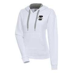 Philadelphia Phillies Antigua Women's Brushed Metallic Victory Pullover Hoodie - White
