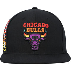 Chicago Bulls Soul High-Grade Fade Undervisor Snapback Hat - Black | Mitchell & Ness outlet