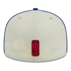 Philadelphia 76ers Piping 2-Tone 59FIFTY Fitted Hat - Cream/Royal | New Era online