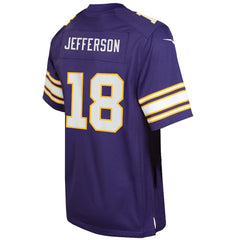 NFL Minnesota Vikings Justin Jefferson Youth Game Jersey