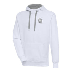 St. Louis Cardinals Antigua Metallic Victory Pullover Hoodie - White