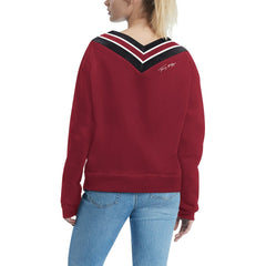 NFL Arizona Cardinals Tommy Hilfiger Women's Heidi V-Neck Pullover Sweatshirt