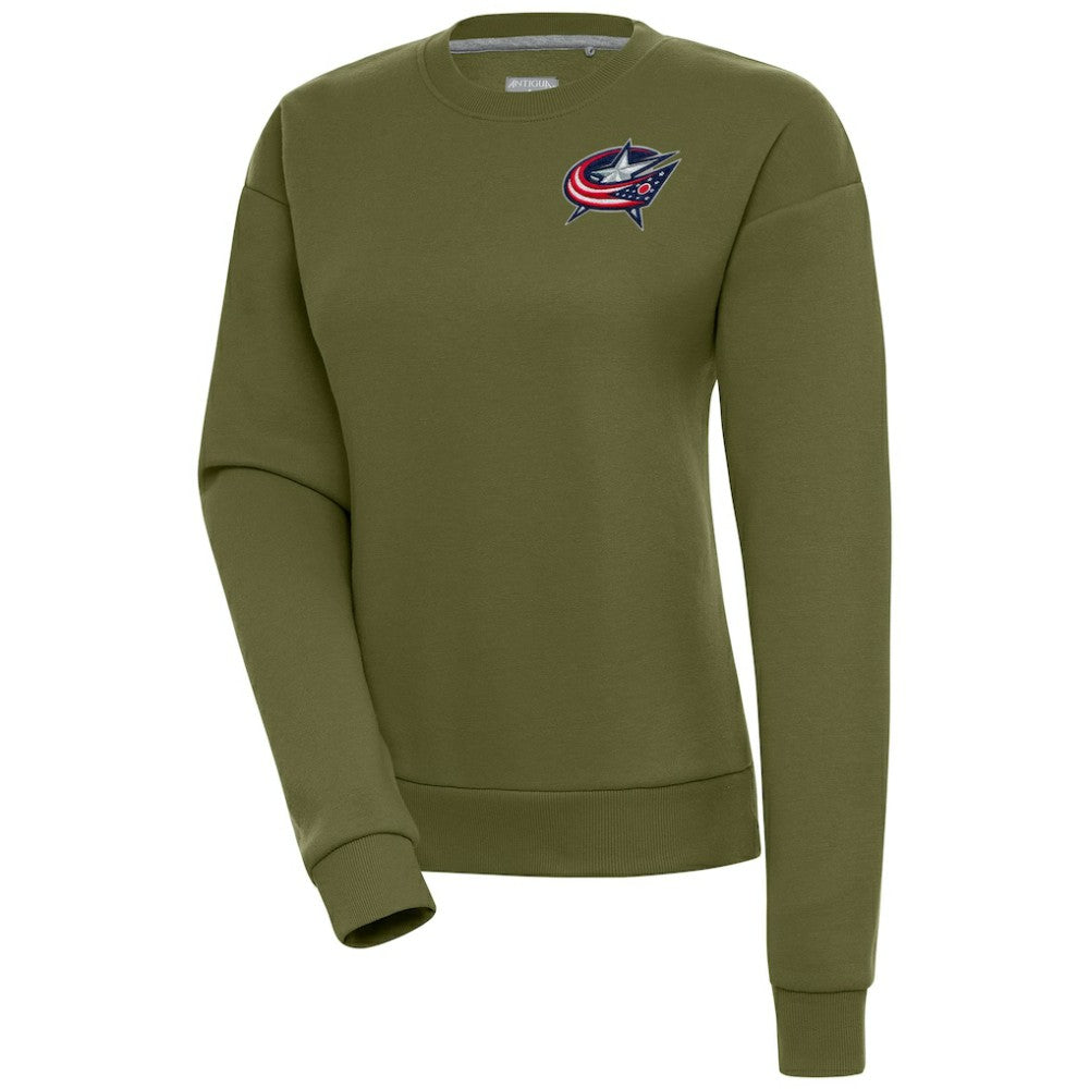 Columbus Blue Jackets Antigua Women's Victory Pullover Sweatshirt