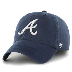 Atlanta Braves Franchise Logo Fitted Hat - Navy | 47 brand