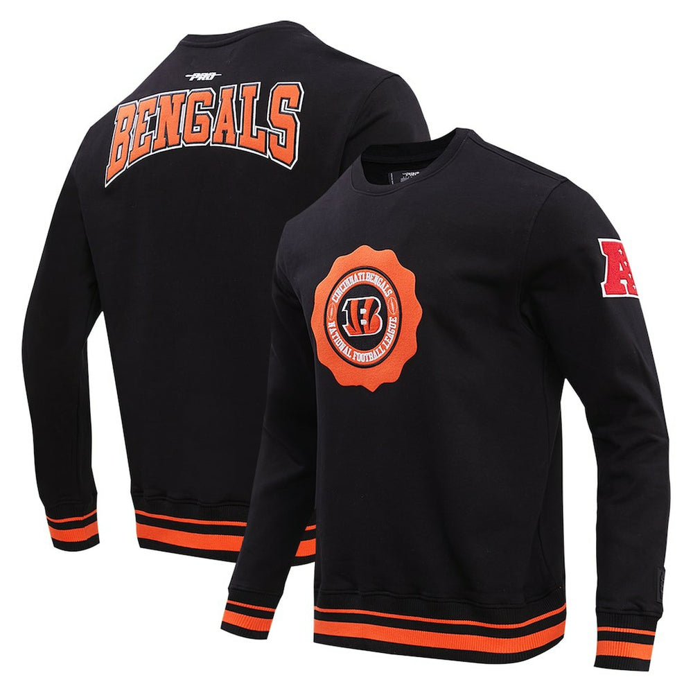 NFL Cincinnati Bengals Pro Standard Crest Emblem Pullover Sweatshirt