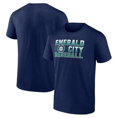 Seattle Mariners Hometown Emerald Baseball T-Shirt - Navy