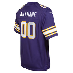 NFL Minnesota Vikings Youth Classic Custom Game Jersey