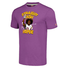 NFL Minnesota Vikings Randy Moss Unisex Homage Caricature Retired Player Tri-Blend T-Shirt