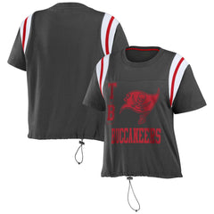 NFL Tampa Bay Buccaneers WEAR by Erin Andrews Women's Cinched Colorblock T-Shirt