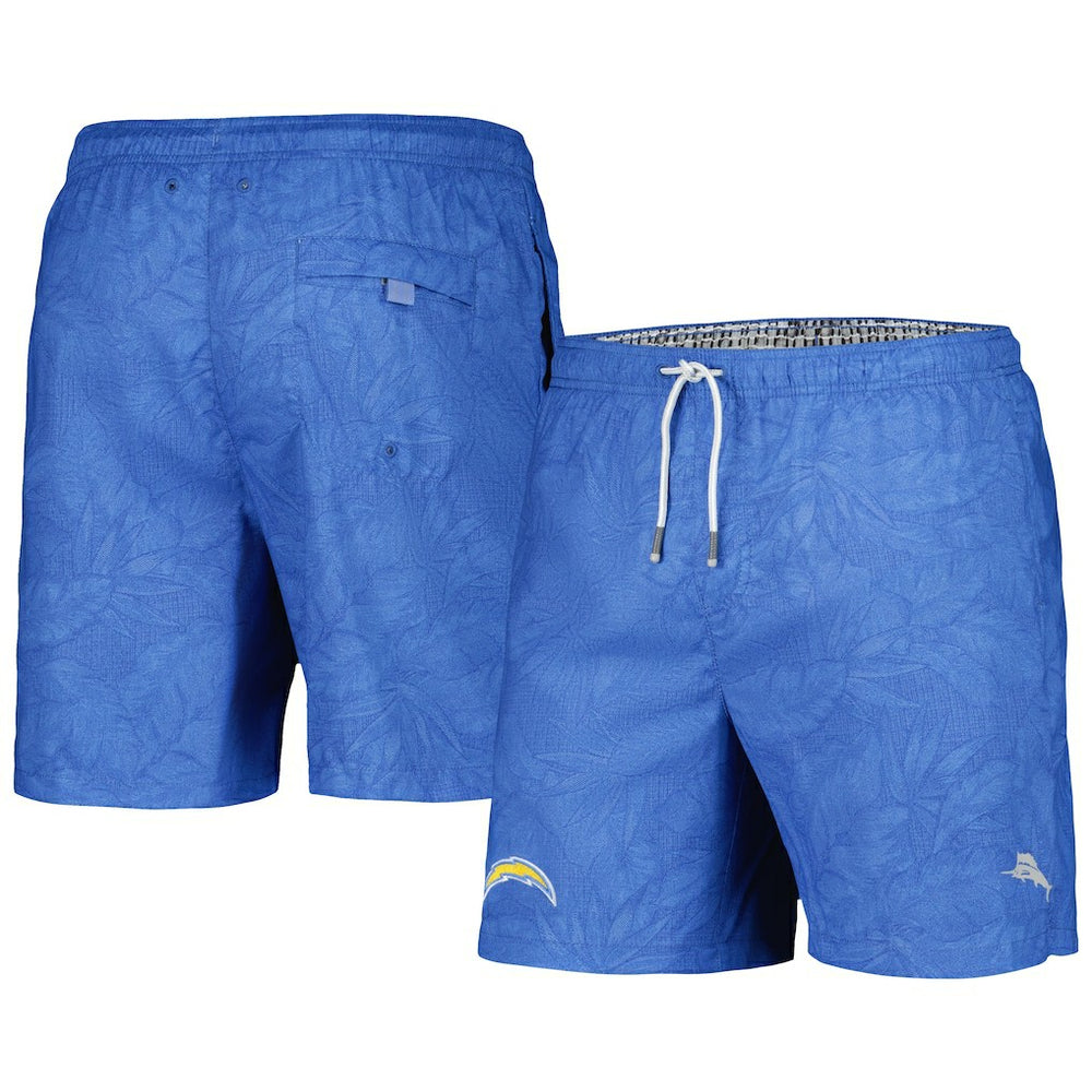 NFL Los Angeles Chargers Naples Layered Leaves Swim Shorts