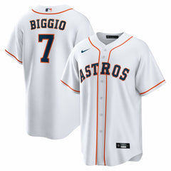 Craig Biggio Houston Astros Home Retired Player Replica Jersey - White | Nike