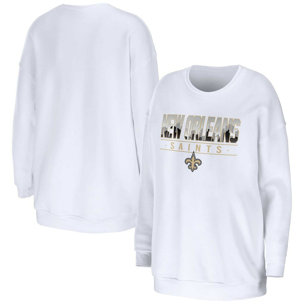 NFL New Orleans Saints WEAR by Erin Andrews Women's Domestic Pullover Sweatshirt