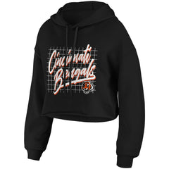 NFL Cincinnati Bengals WEAR by Erin Andrews Women's Domestic Cropped Pullover Hoodie