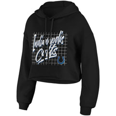 NFL Indianapolis Colts WEAR by Erin Andrews Women's Domestic Cropped Pullover Hoodie