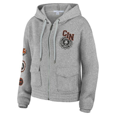 NFL Cincinnati Bengals WEAR by Erin Andrews Women's Full-Zip Hoodie