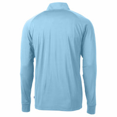 Kansas City Royals Cutter & Buck Adapt Eco Knit Stretch Recycled Quarter-Zip Pullover Top - Light Blue