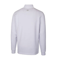 San Diego Padres Cutter & Buck Traverse Stretch Quarter-Zip Pullover Top - White